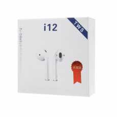 Słuchawki bezprzewodowe i12 TWS bluetooth (białe)