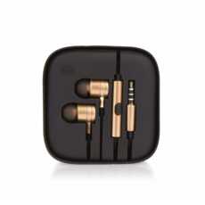 Słuchawki douszne dokanałowe Zestaw HF jack 3.5mm (złote)