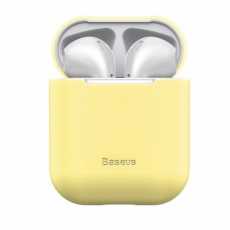 Etui Apple AirPods i200 i500 i1000 Baseus Ultrathin żółte