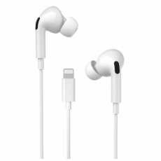 Słuchawki LIGHTNING douszne PRZEWODOWE do iPhone iPad Y31 (białe)