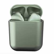 Słuchawki bezprzewodowe inPods 12 i12 TWS metaliczne zielone