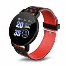 Zegarek Smartwatch M119 PLUS Opaska sportowa Smart Band (czarno-czerwony)