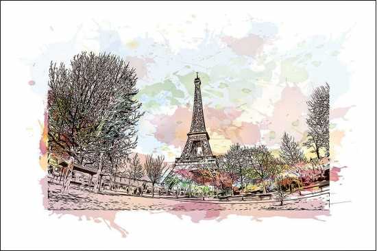 Fototapeta Paryż Wieża Eiffla 254x184 /1224105373