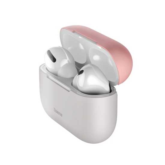 Etui Apple AirPods PRO i3 PRO i500 PRO Baseus (szaro-różowe)