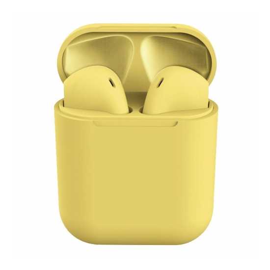 Słuchawki bezprzewodowe douszne inPods 12 TWS bluetooth (żółte)