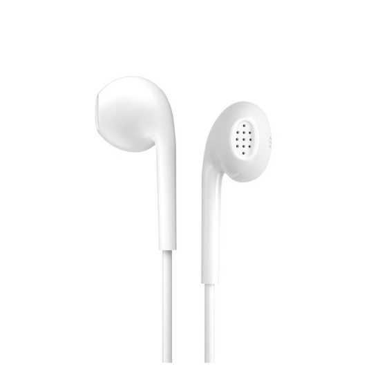 Słuchawki douszne PRZEWODOWE USB-C WK DESIGN Y12 (białe)