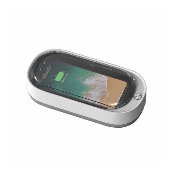 Sterylizator UV do dezynfekcji telefonów/przedmiotów antybakteryjny biały