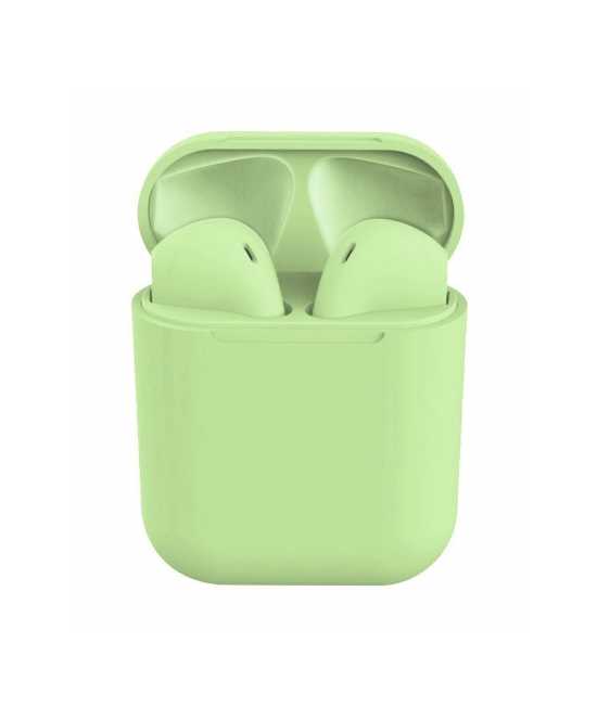 Słuchawki bezprzewodowe i12 TWS bluetooth (zielone)